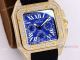 Iced Out Cartier Santos VK Chronograph Watch Blue Dial 45mm (6)_th.jpg